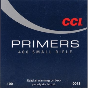 CCI Small Rifle Primers #400 Box of 1000 (10 Trays of 100)